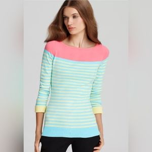 Lilly Pulitzer Maria Boat Neck Striped Sweater